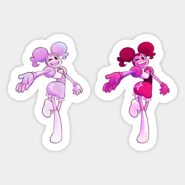 CG Spinel Two Tones Sticker by Sai Scribbles